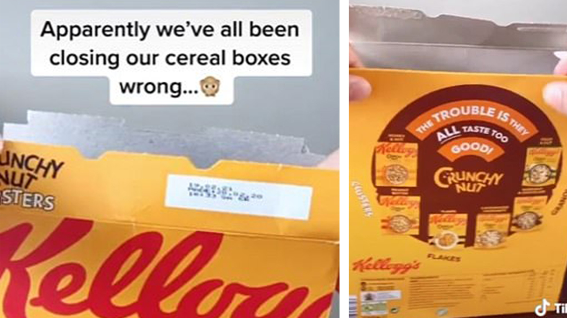Viral Tik Tok reveals genius hack to close cereal box