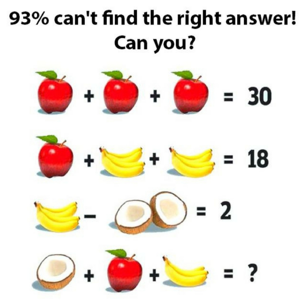 Can you solve this fruity puzzle? | that's life!